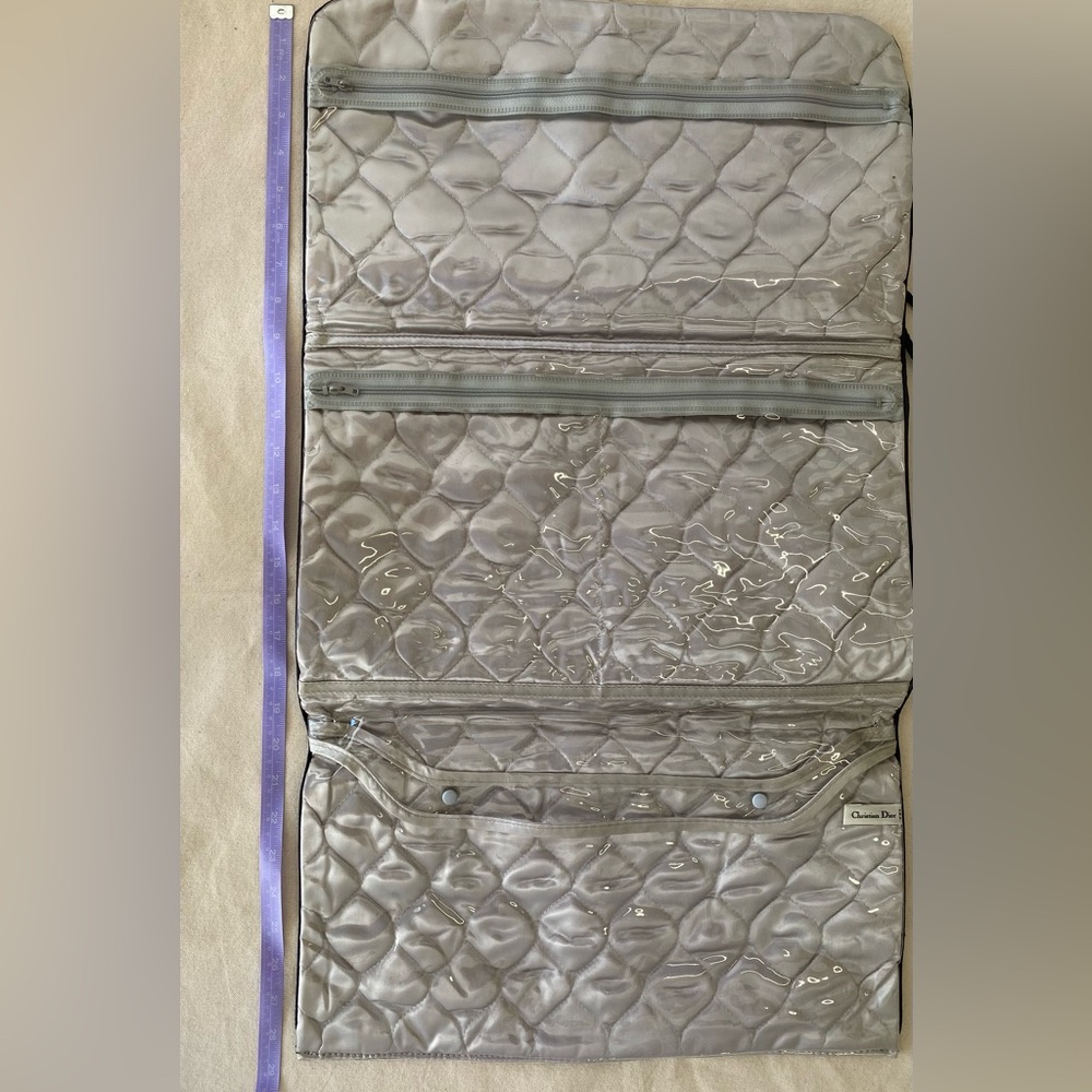 Christian Dior Vintage Monogram Hanging Travel Toiletries Accessories Organizer - Picture 3 of 8